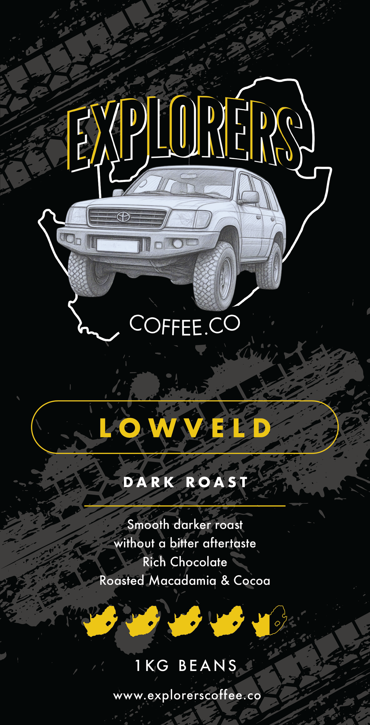 LOWVELD Dark Roast - Beans (1kg)
