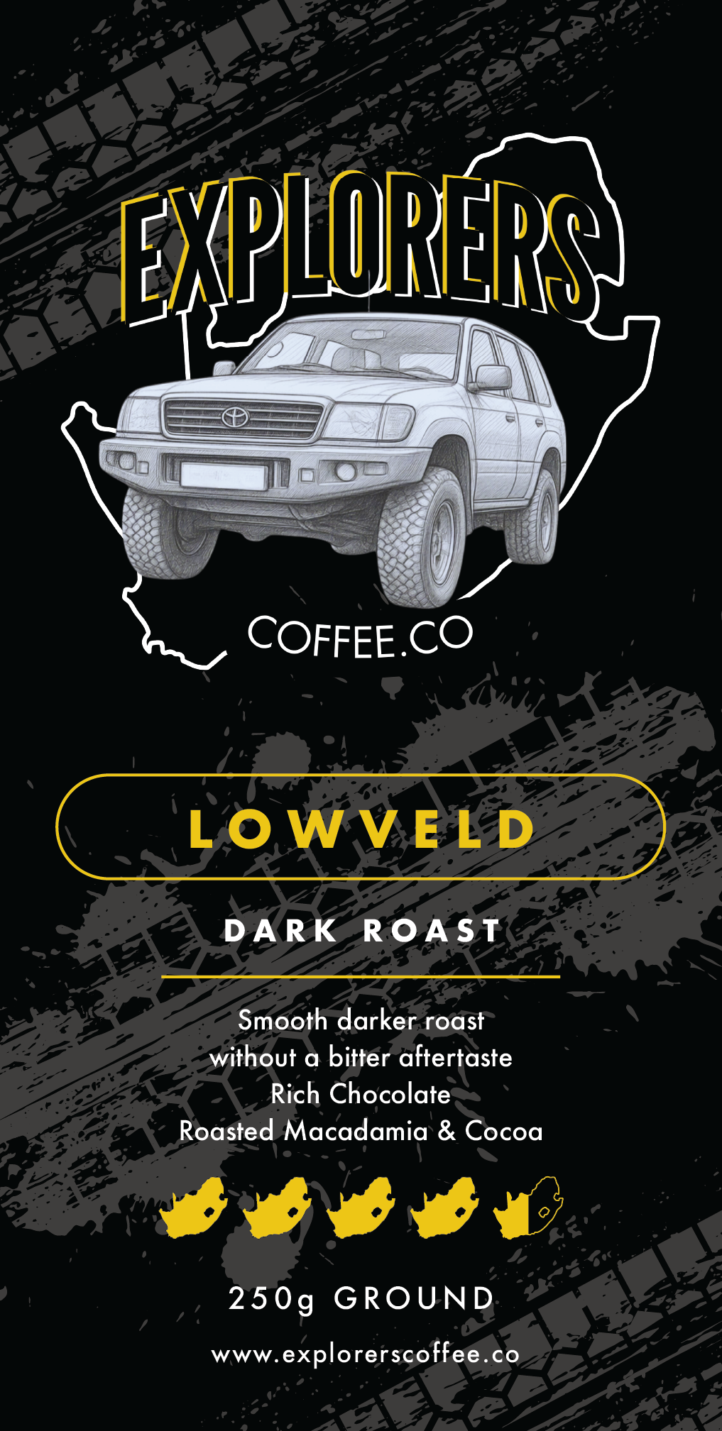 LOWVELD Dark Roast - Ground (250g)