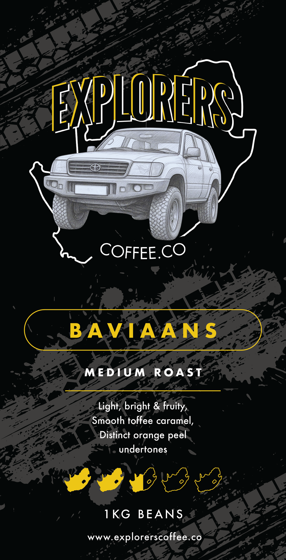 BAVIAANS Medium Roast - Beans (1kg)